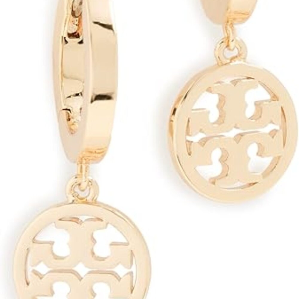 Tory Burch Miller Huggie Hoop earrings
